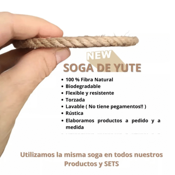 Individuales x6 Yute - Imagen 4